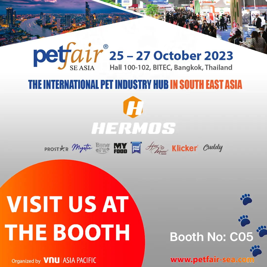 Hermos, Pet Fair SEA 2023 Bangkok Fuarı’nda Yerini Aldı