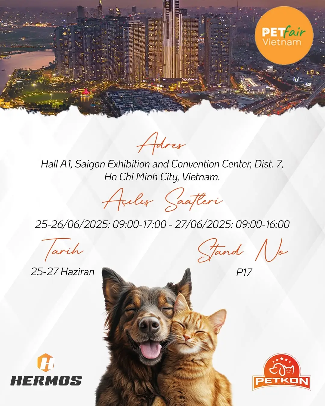 Hermos, PETfair Vietnam 2025’te Yerini Aldı