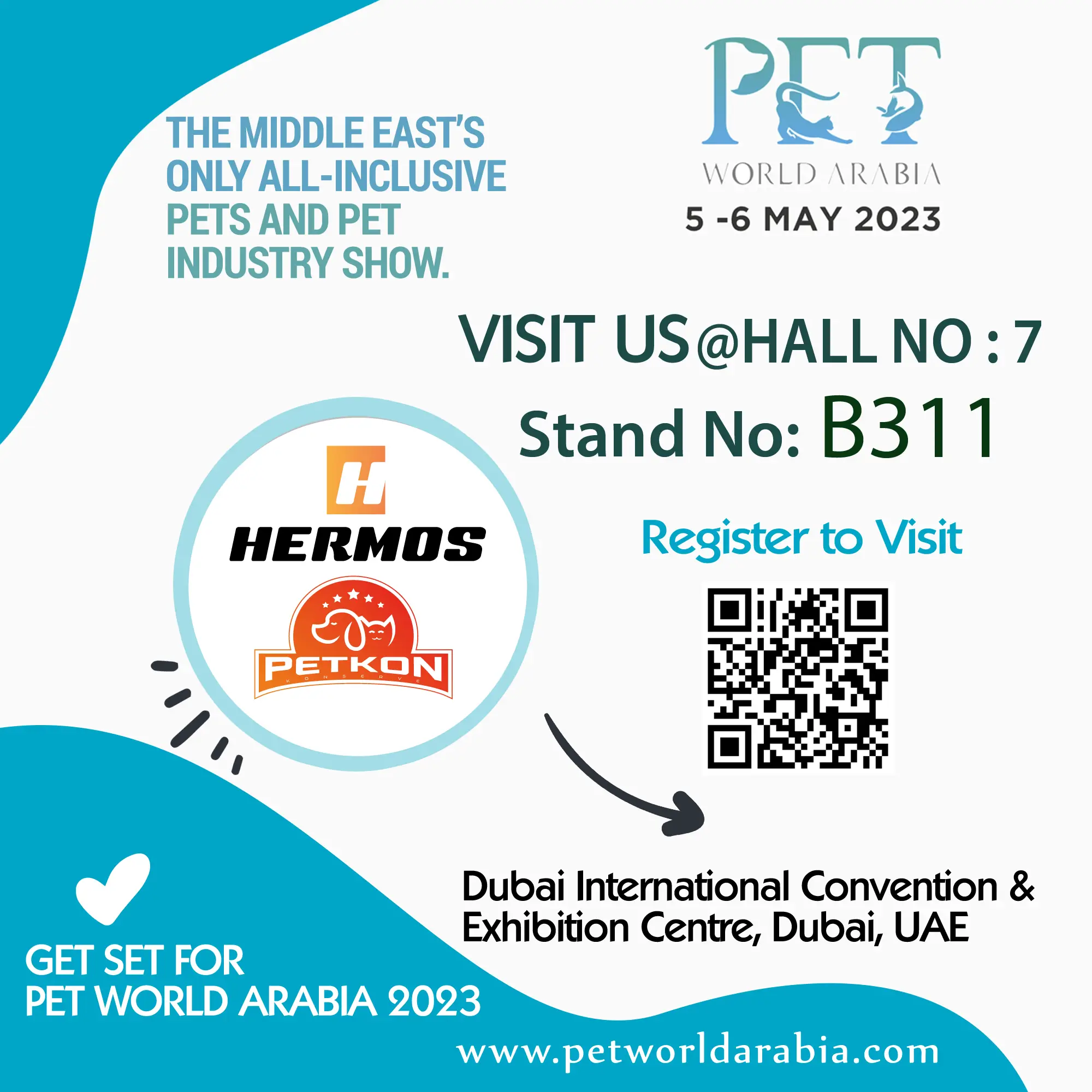 Hermos, Pet World Arabia 2023 Dubai Fuarı’nda Yer Aldı