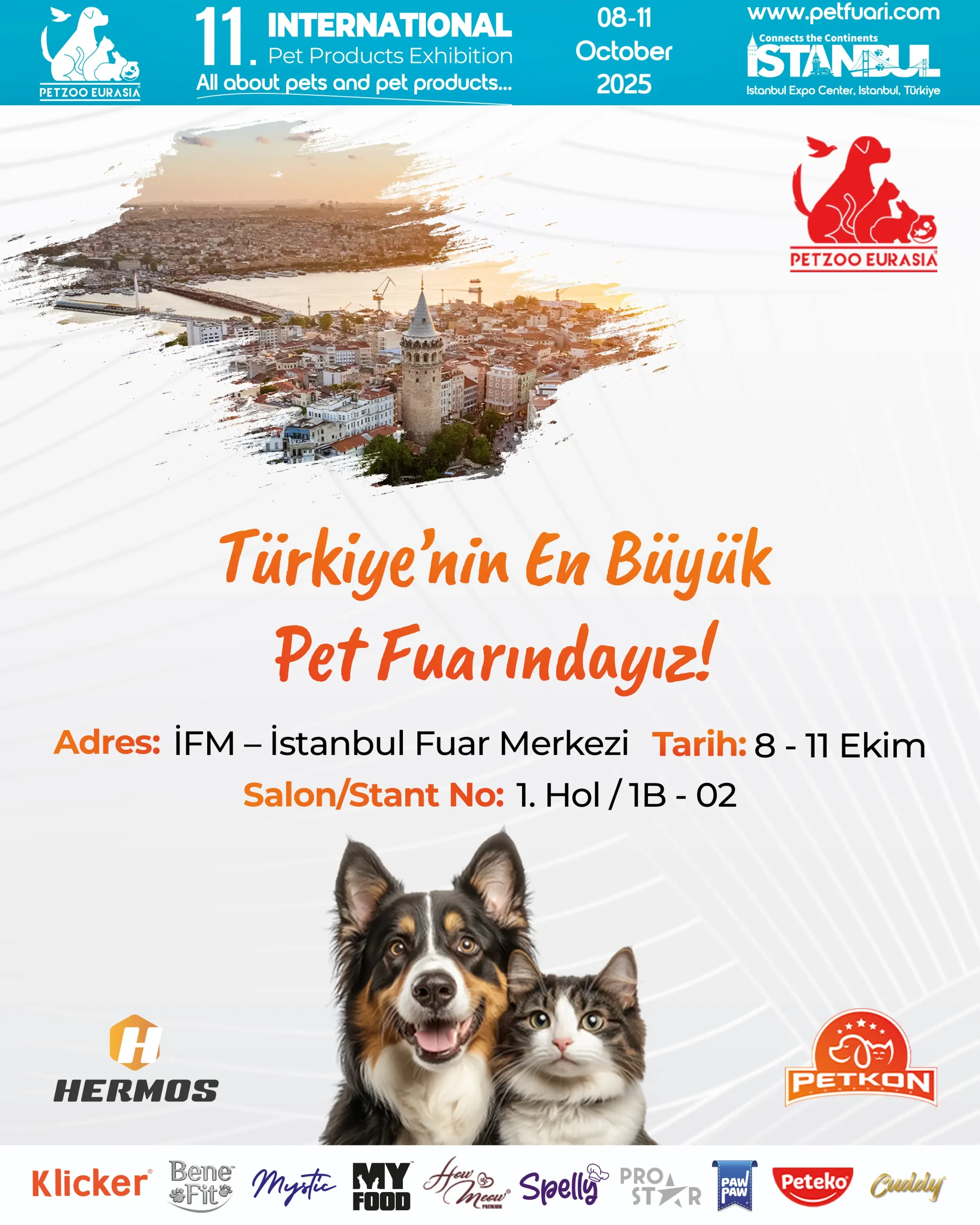 Hermos, 11. Petzoo Eurasia Fuarı’nda