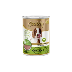 Cuddy Yetişkin Köpekler için Kuzulu Pate Yaş Mama