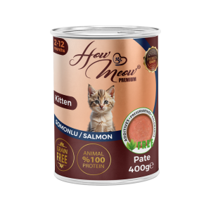 HowMeow Yavru Kediler için Somonlu Pate Yaş Mama