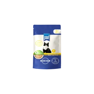 PawPaw Yetişkin Kediler için Tavuklu Pouch Yaş Mama
