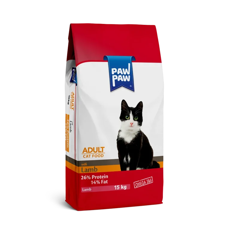 PawPaw Yetişkin Kedi Maması Kuzulu